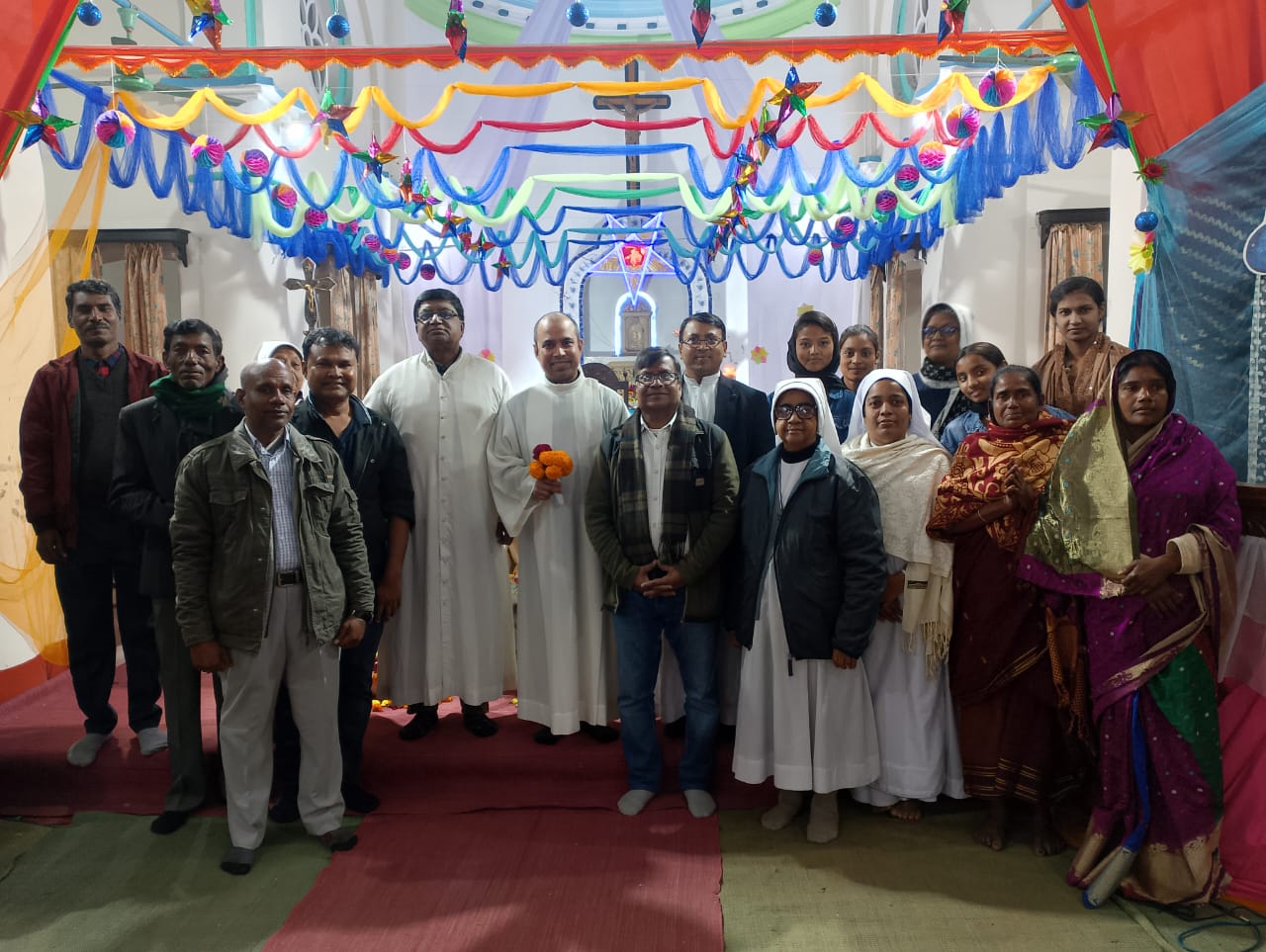 Birthday Celebration Fr. Komol Khan at Home (9)