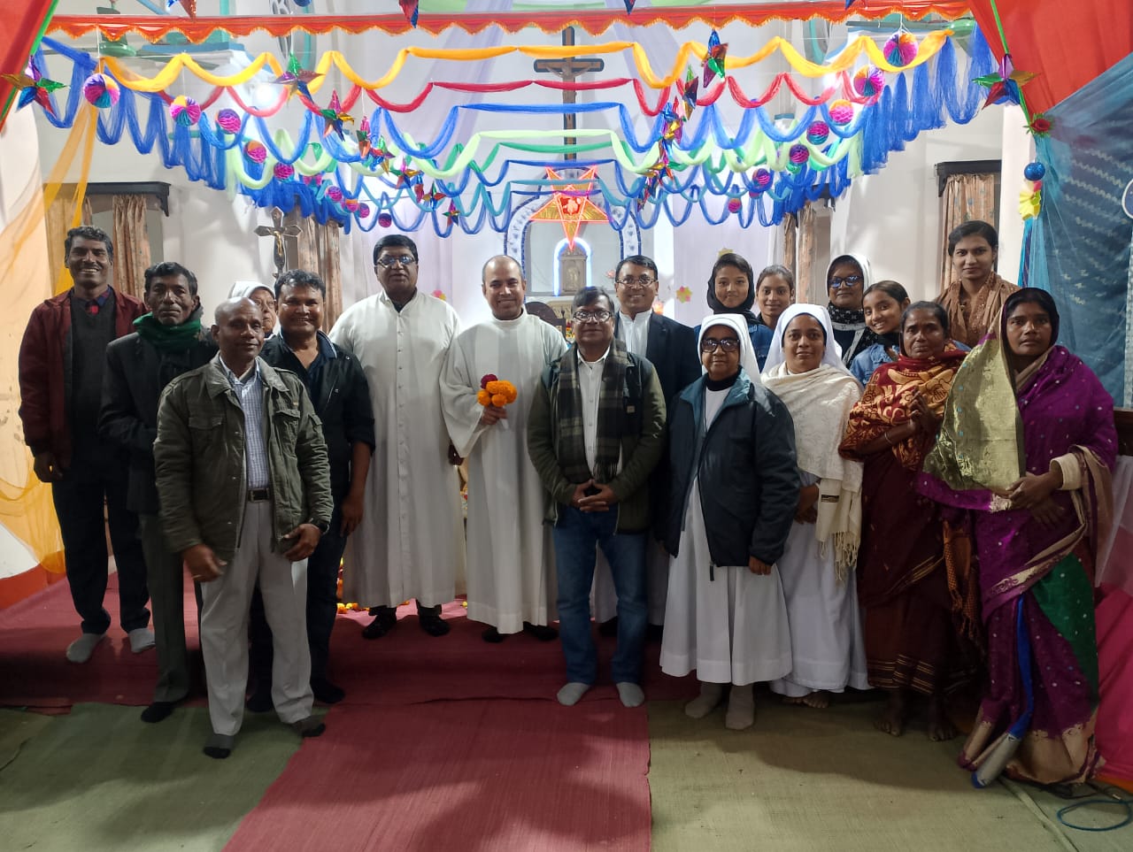 Birthday Celebration Fr. Komol Khan at Home (3)