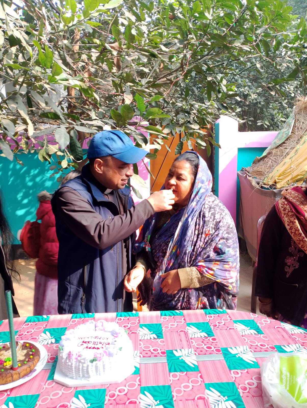 Rev. Fr. Komol Enbert Khan celebrated his birthday