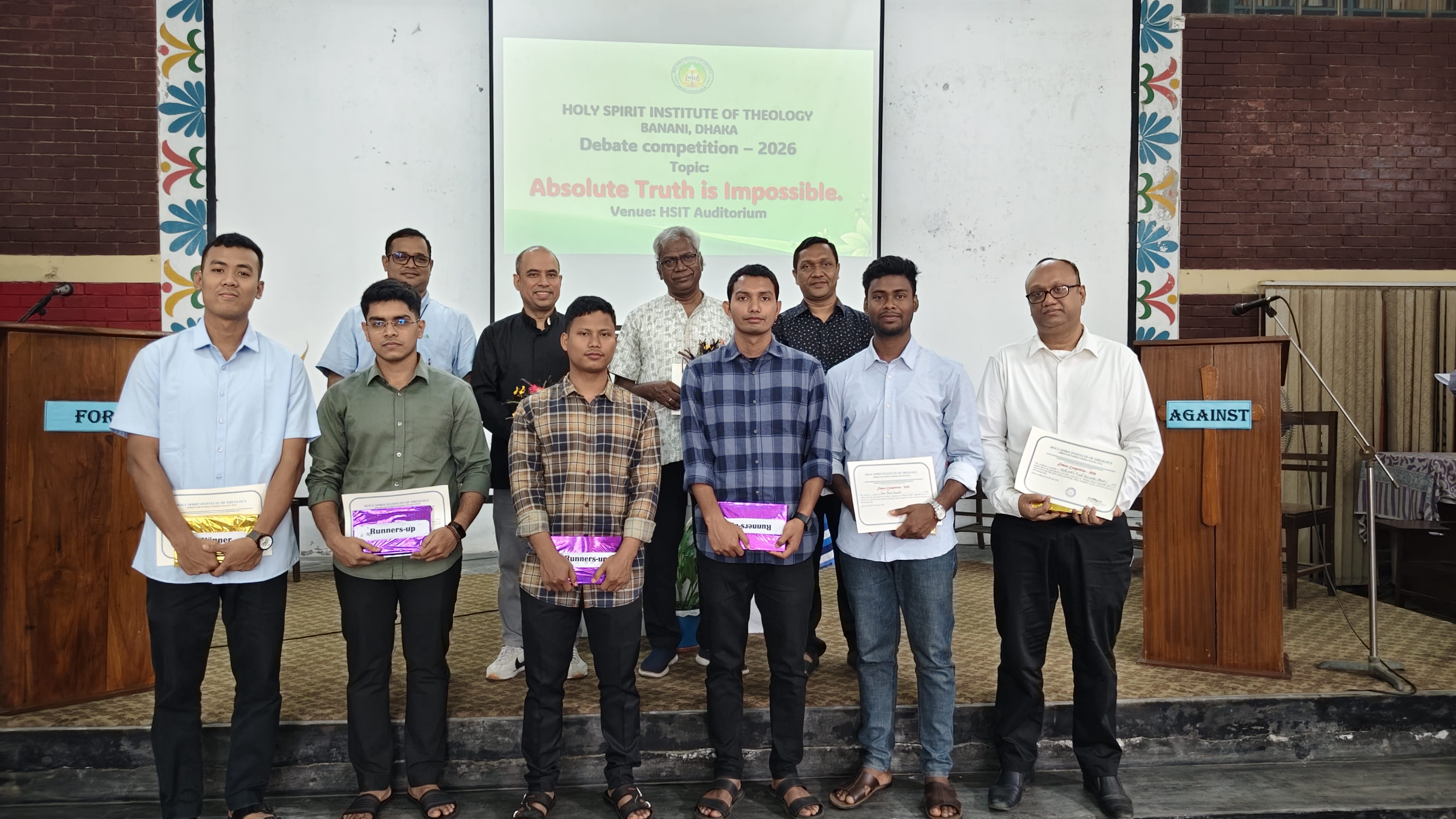 Debate Competition Highlights – Holy Spirit Institute of Theology